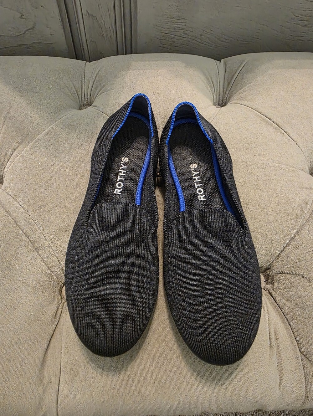 Rothy's Black Slip-On Loafers